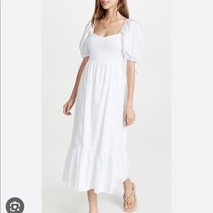 Faithfull The Brand Lithana White Dress Brand New With Tags